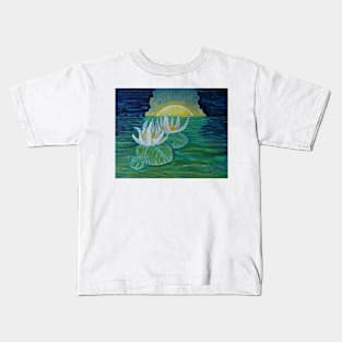 Oil Painting  - Water Lilies. 2012 Kids T-Shirt